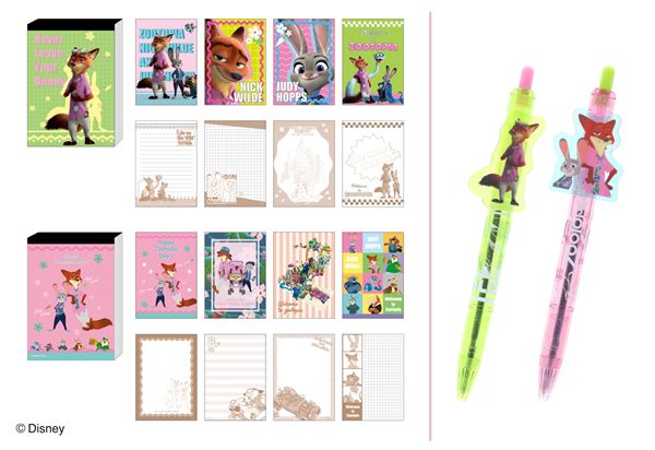 新製品】話題のディズニー映画『ズートピア2』の文具雑貨シリーズ