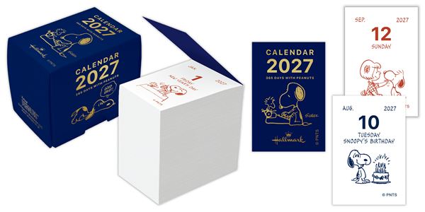 スヌーピーと楽しめるPEANUTS™の2027年版カレンダー＆ダイアリーが日本
