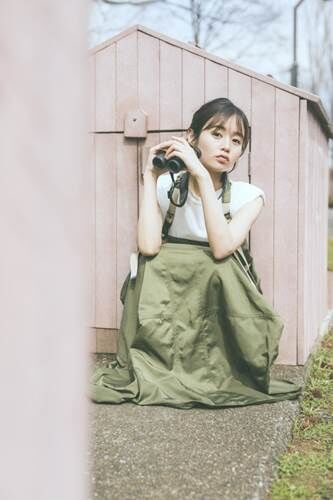 a-野鳥の会グッズを身に着けた藤原さくらさん 1