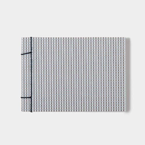 a-和綴じメモ SILVER CHECK A7 img01