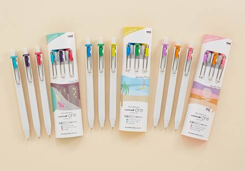 ゲルインクボールペン「ユニボール ワン」に2022年春の限定色『シティ