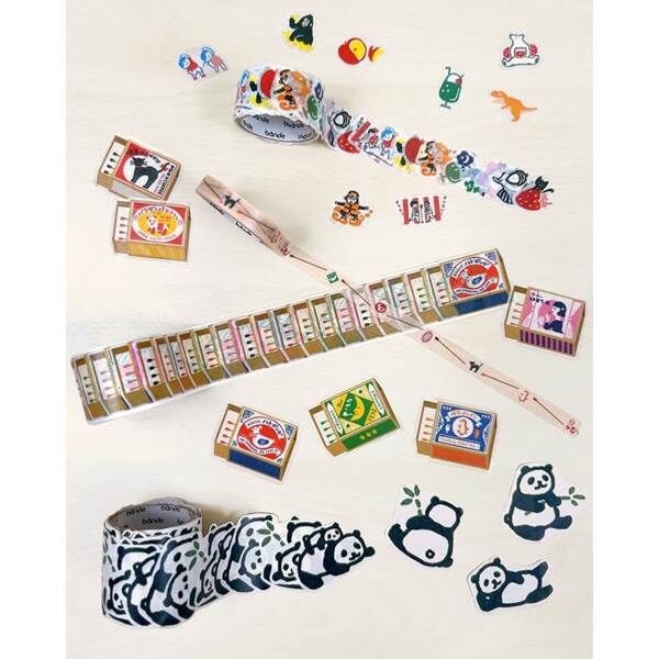 ロフト限定】古川紙工×bandeの1枚ずつめくれるマスキングテープが3種