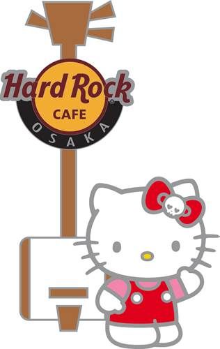 【コンプ】キティ ピンバッジ ハードロックカフェ サンリオ コラボ ❤️TO ALL THE HELLO KITTY LOVERS❤️ Hard Rock Cafe Japan