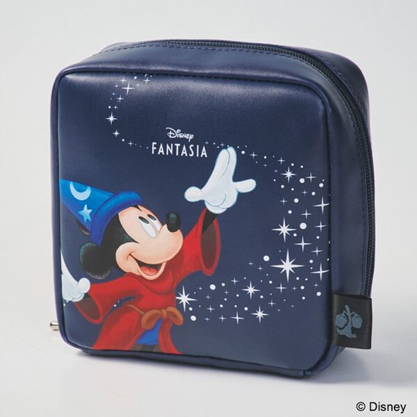 ディズニー映画『FANTASIA』のミッキーをデザインしたポーチと