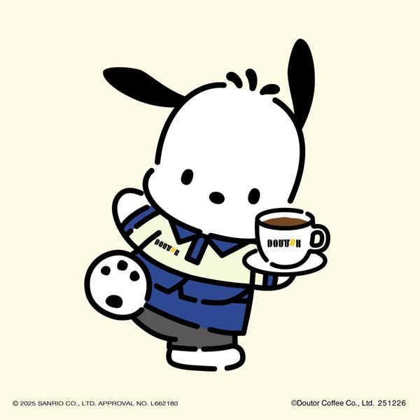 ドトールからサンリオの人気キャラクター「ポチャッコ」とコラボした