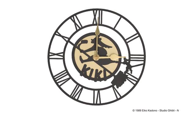 魔女の宅急便 キキの看板が壁掛け時計になって登場 落穂log