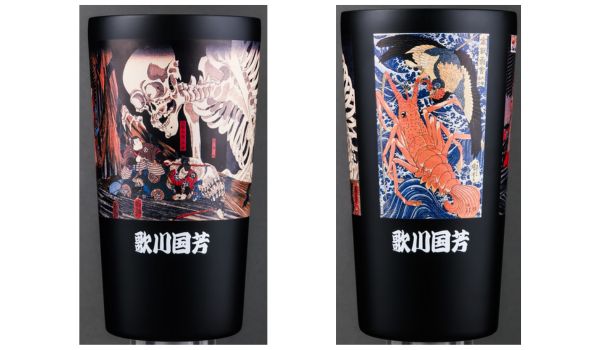 宝島社から北斎など浮世絵の名作がデザインされた真空断熱タンブラーが 