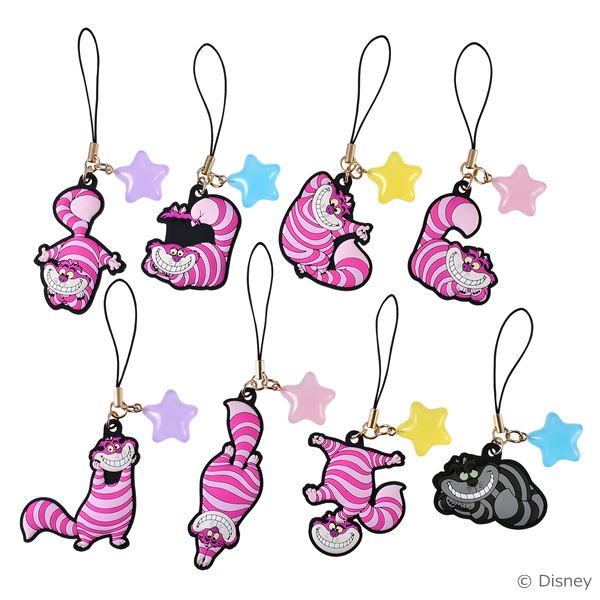 ディズニー　ふしぎの国のアリス　フィギュア　ストラップ　リーメント　チェシャ猫 ディズニー ふしぎの国のアリス フィギュア ストラップ