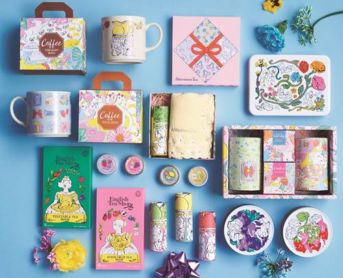 アフタヌーンティー リビングに春ギフトが登場 贈る相手に合わせて選べるカラフルなアイテムが展開 落穂log