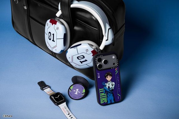 エヴァンゲリオン プラグスーツ ヘッドフォンケース CASETiFYからエヴァンゲリオンのコラボコレクション新作が登場。2026年