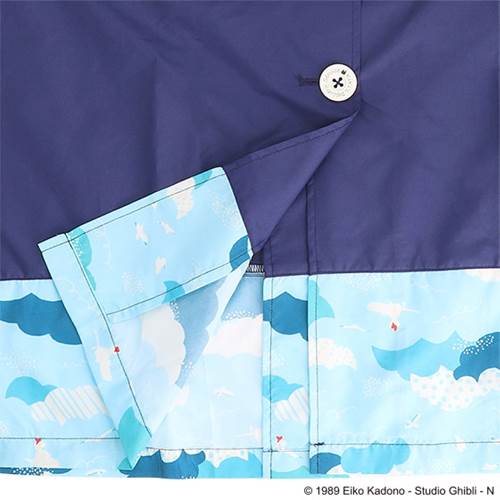 a-魔女の宅急便 レインコート 海のち空 生地