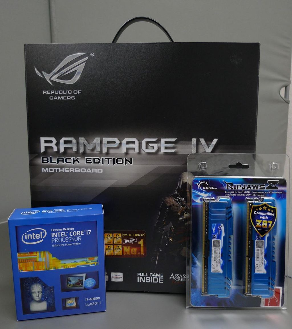 出荷前動作チェック対応 Cpu マザー メモリ3点セット Asus Rampage Iv Black Edition 復活 Akibaオーバークロックcafe