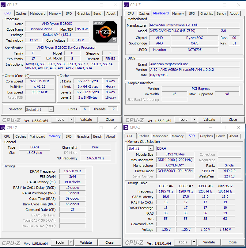 RyzenをDDR4-2933 1.2Vで動かす : AKIBAオーバークロックCafe