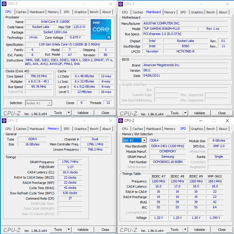 INTEL　第9世代CPU（i5 9400）MB・メモリーセット　bios確認 INTEL B560でDDR4-3600動作するか？ Gearモードとは？ : AKIBA