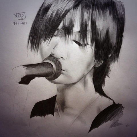 シャーペンでBUMP OF CHICKEN