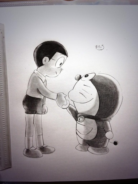 シャーペンでドラえもん