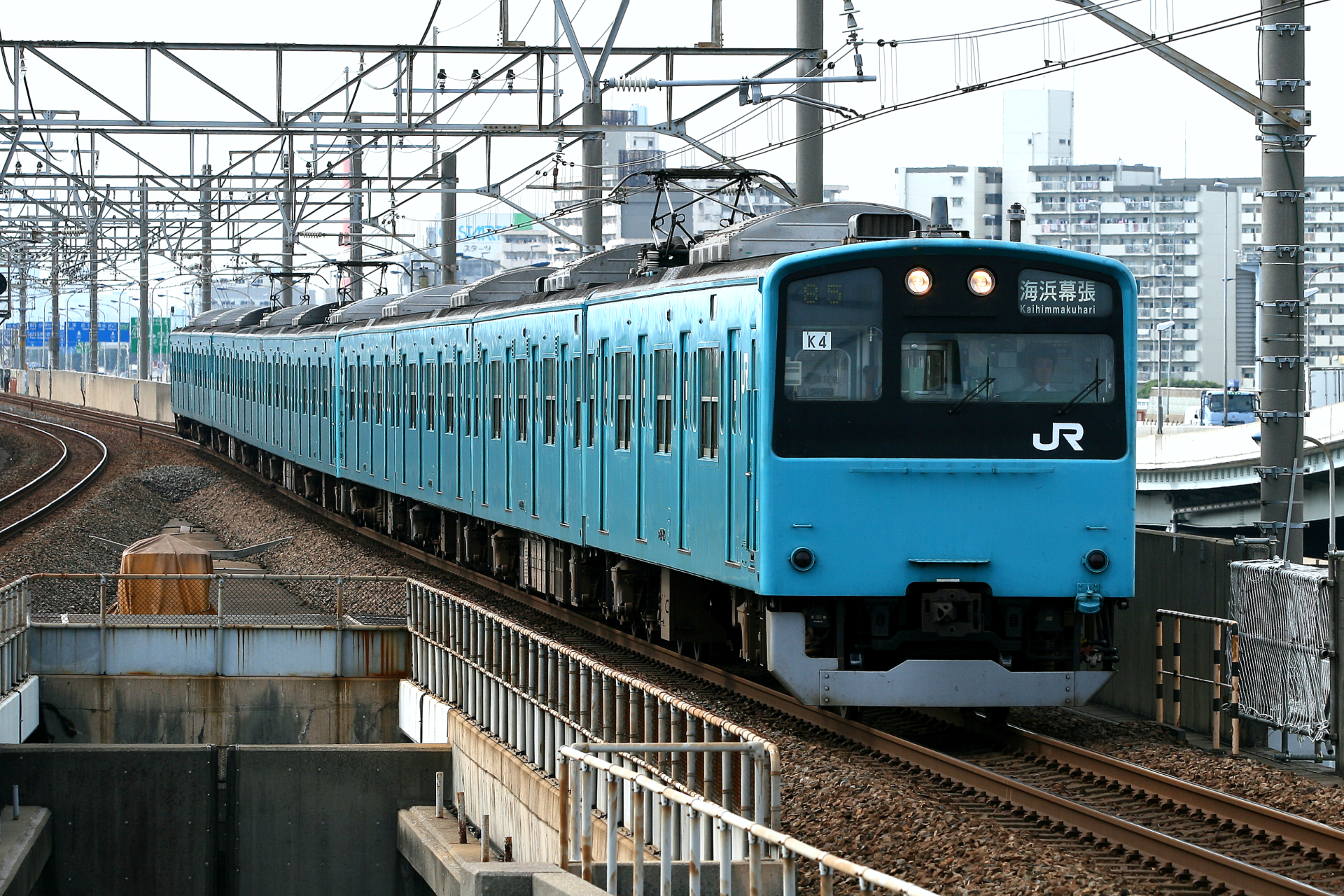 京葉線を走るスカイブルーの1系 Odapedia 小田急を中心とした鉄道に関するブログメディア