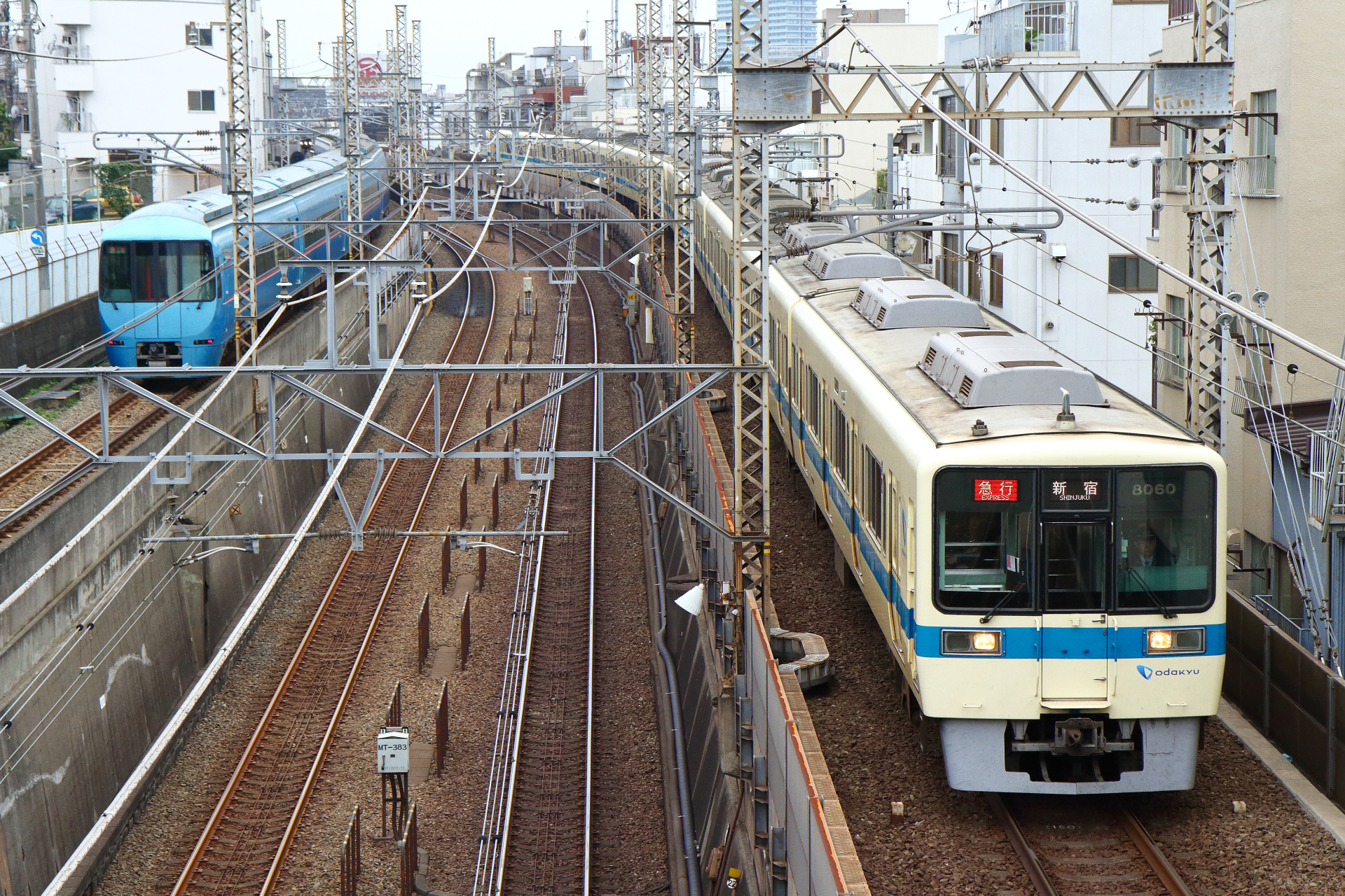 小田急の代々木上原駅手前はなぜ運転上の難所だったのか Odapedia 小田急のファンブログ