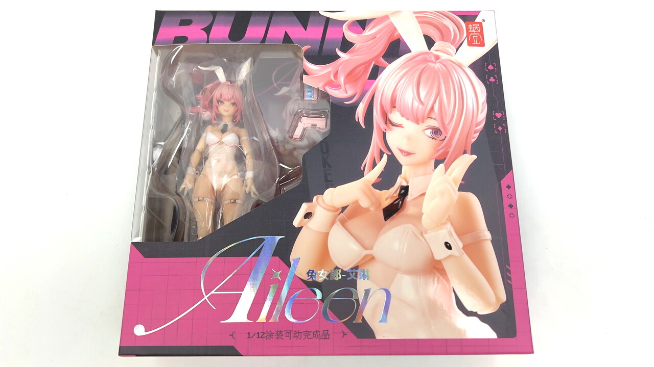 開封】バニーガール アイリン 1/12 アクションフィギュア(蝸之殼