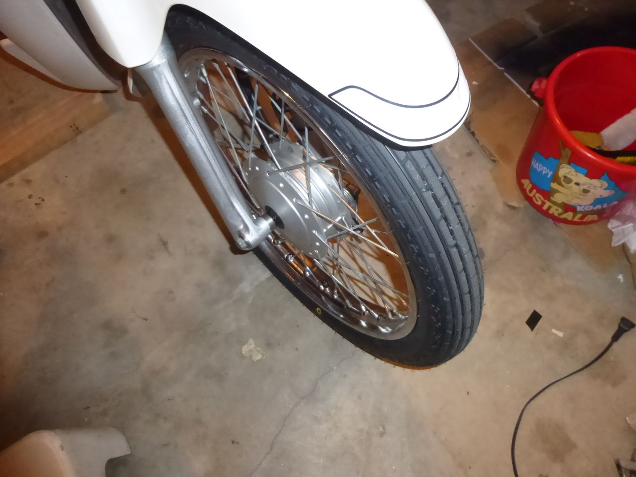 ホイールバランスをとってみる 水平対向とセロー250とカブ110