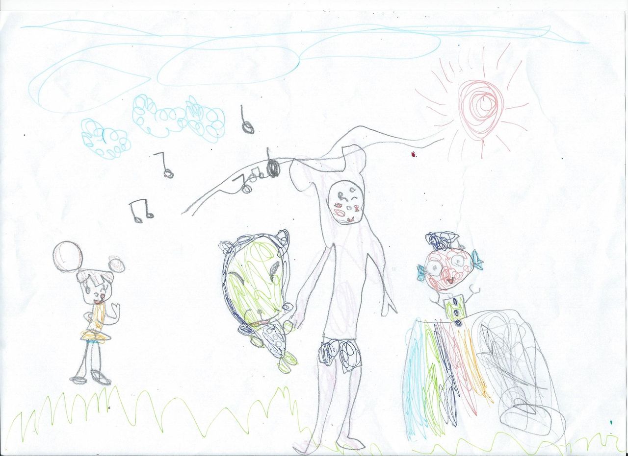 キャラクター はながっぱ ニャルビッシュ お絵描き大好き