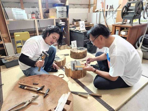 煙管の産地で煙管づくりに触れる