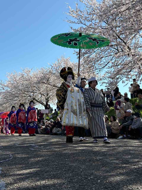 分水おいらん道中