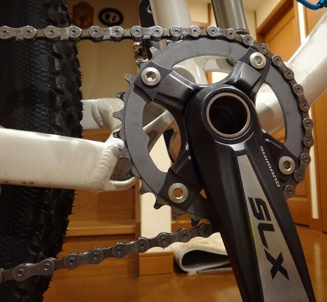 シマノSLX FC-M660 （ フロントシングル化 ） : ロードバイク・MTBの