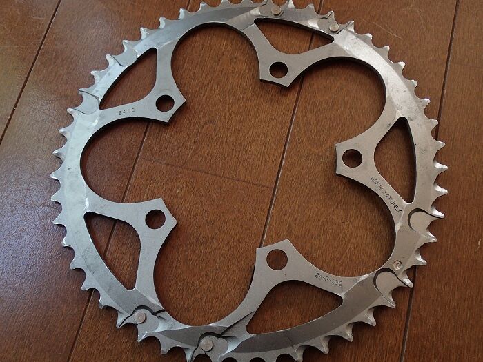 シマノ FC-CX70 チェーンリング 46T に交換 : ロードバイク・MTBの整備記録