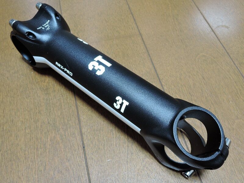 3T ARX PRO 140ミリ ±17°（ステム交換） : ロードバイク・MTBの整備記録