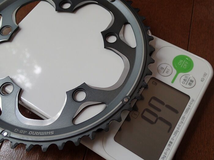 シマノ FC-CX70 チェーンリング 46T に交換 : ロードバイク・MTBの整備記録