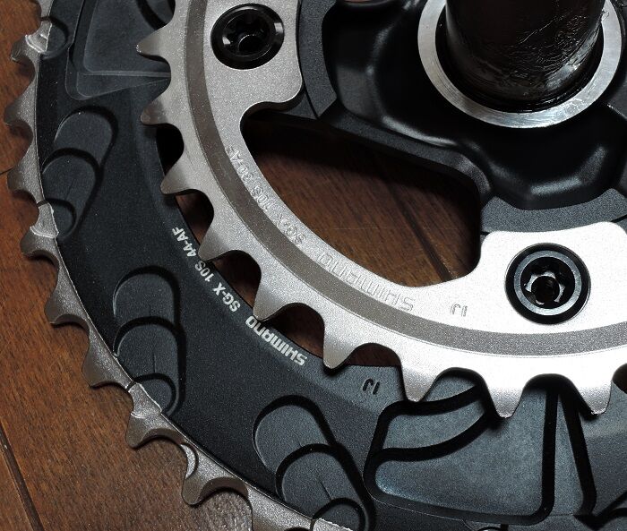 XTR FC-M985 （ フロントダブルへの回帰 ） : ロードバイク・MTBの整備記録