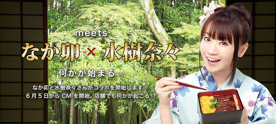 77名限定品【ナネットさんコラボどんぶり】なか卯×水樹奈々