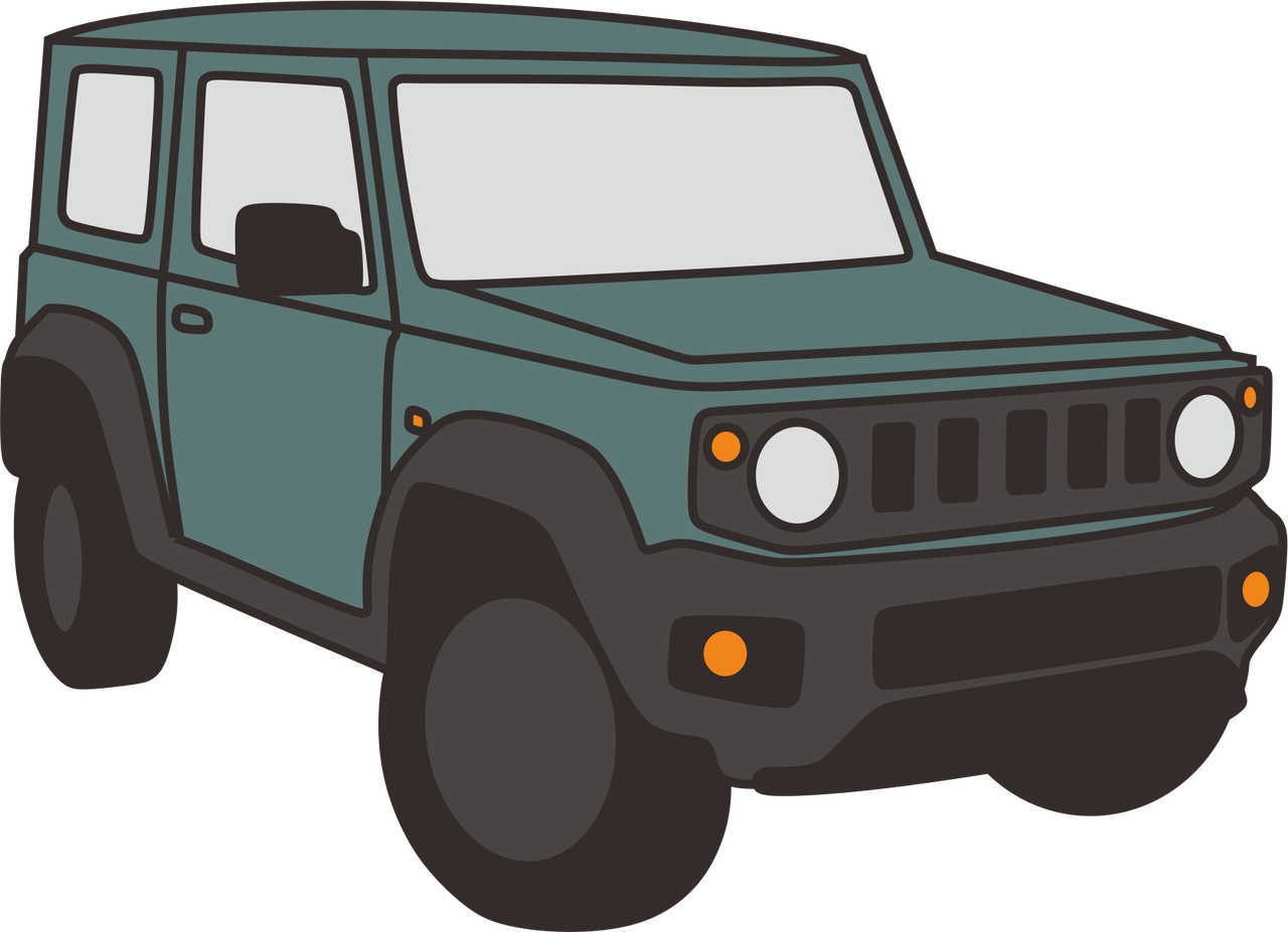 ジムニー ｊｂ７４ 色塗り用イラスト おふどうさん