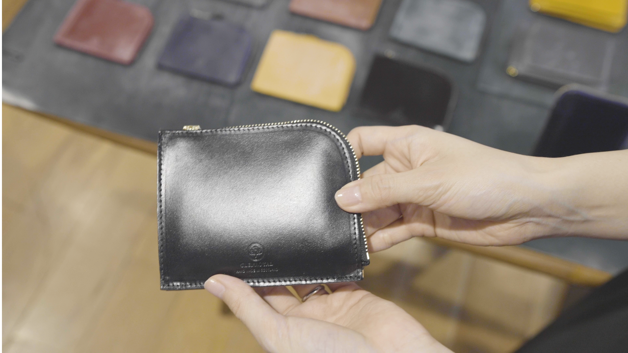 グレンロイヤル ジップミニパース コードバン 財布 Ｌ字ファスナー