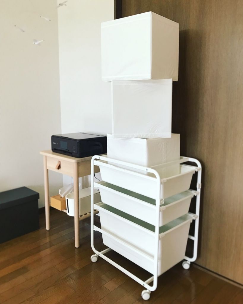 IKEA イケア ALGOT メッシュバスケット 収納 　4段 2個セット IKEA イケア ALGOT メッシュバスケット 4段 引き出し ホワイト