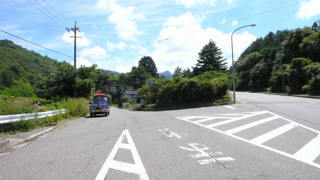 初谷温泉にて
