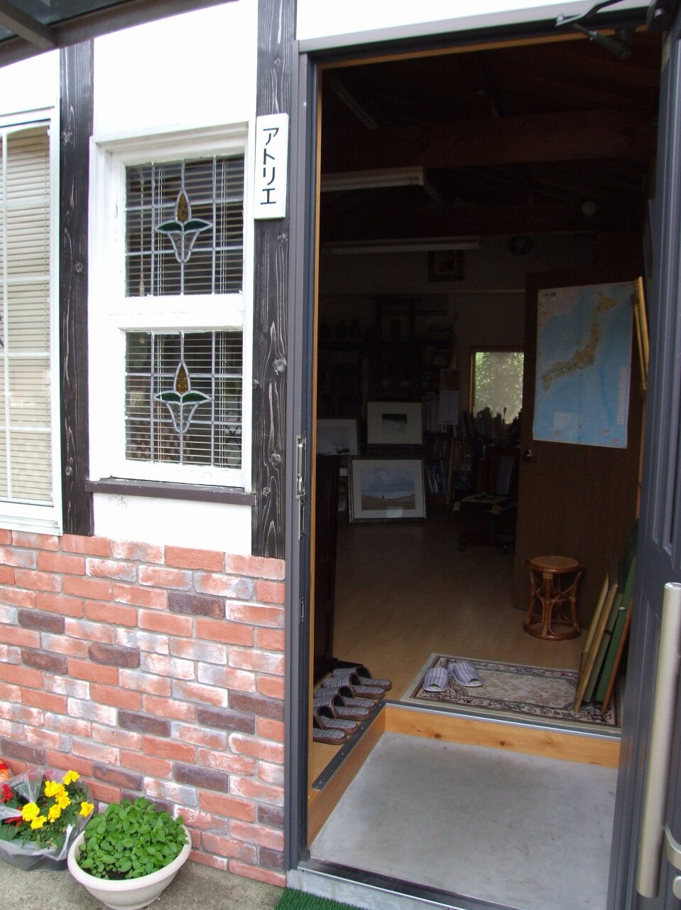 アーカイブ）波暮旅二アトリエ＆廣瀬紀子さん（波暮さんの奥さん