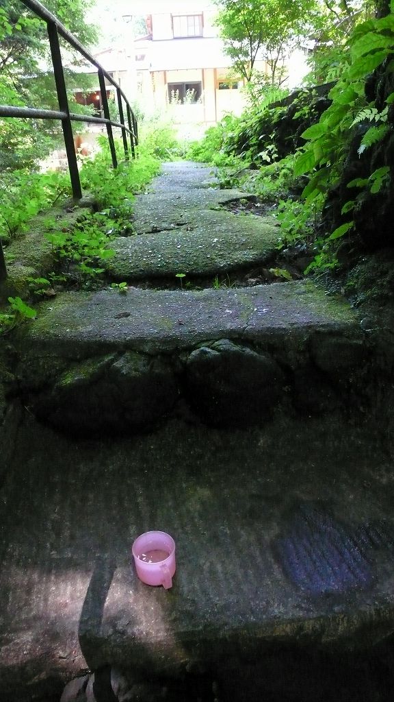 初谷温泉にて
