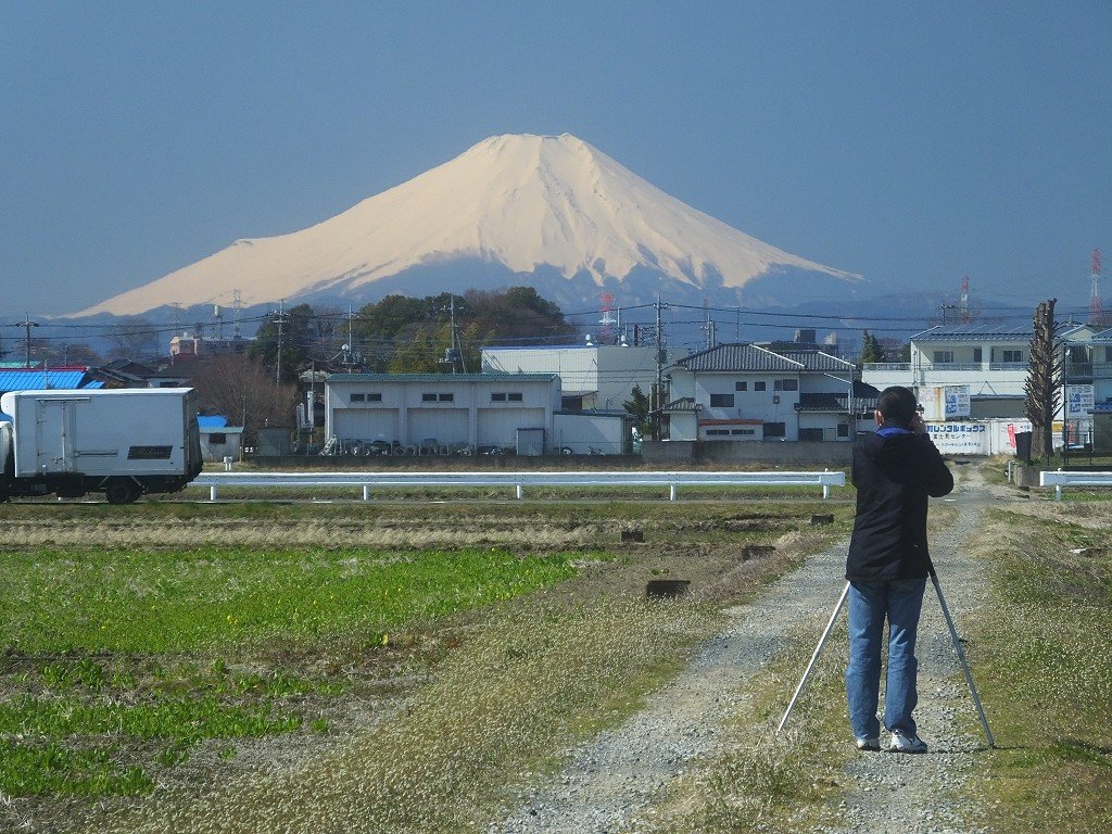 富士見市からの富士山を撮影 : 温泉人(おふろうど)ライフ