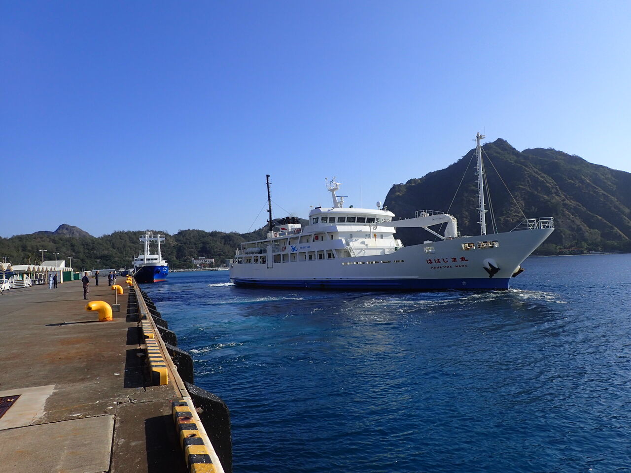 ははじま丸ドック入り 代船ゆり丸 小笠原種まきブログ