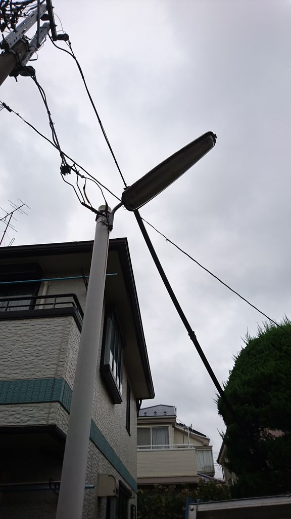 防犯灯のLED化工事 パナソニック NNY20482LE1 東電申請 東京都 練馬区