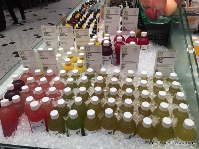 コールドプレスジュース Cold Pressed Juice バンコク