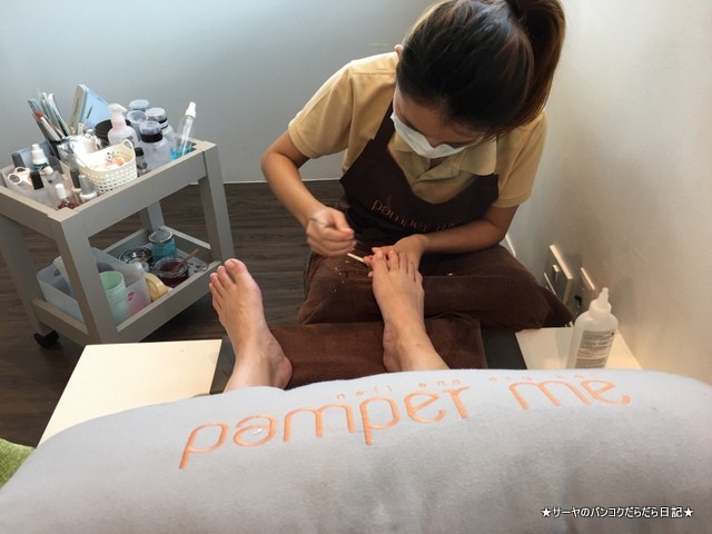 Pamper Me Nail and Dry Bar バンコク ネイルサロン