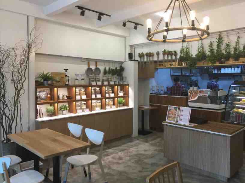 Hakata Coffee Bangkok 茶庵はかた珈琲 店内 プロンポン