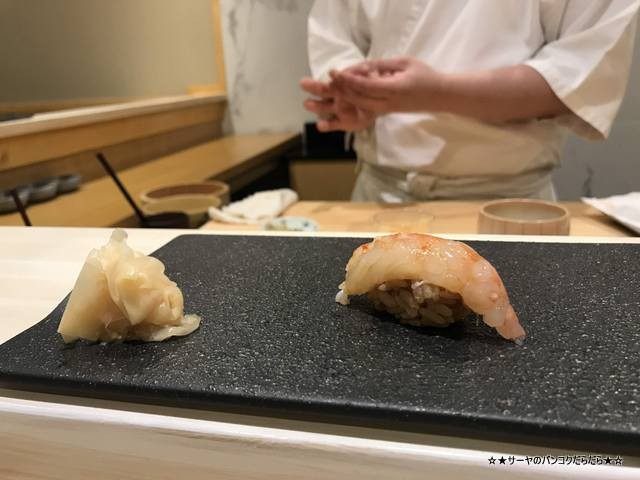 sushi misaki みさき 伸 鮨 ボタンエビのしゃぶしゃぶ