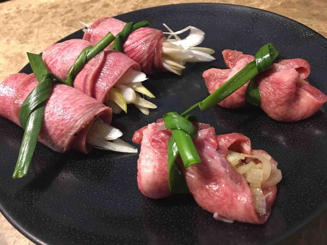 極上ネギ包みタン塩 肉匠