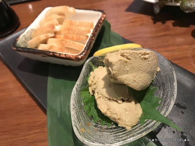 原始焼き genshiyaki バンコク 日本料理 和食 蟹みそパテ