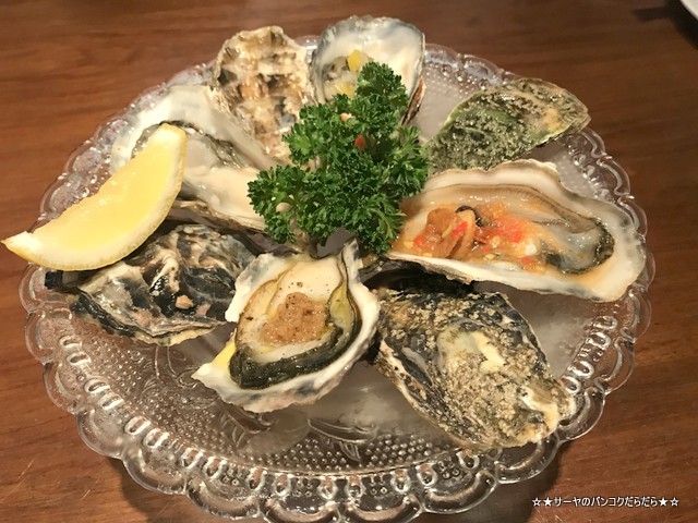 原始焼き genshiyaki バンコク 日本料理 和食 生牡蠣