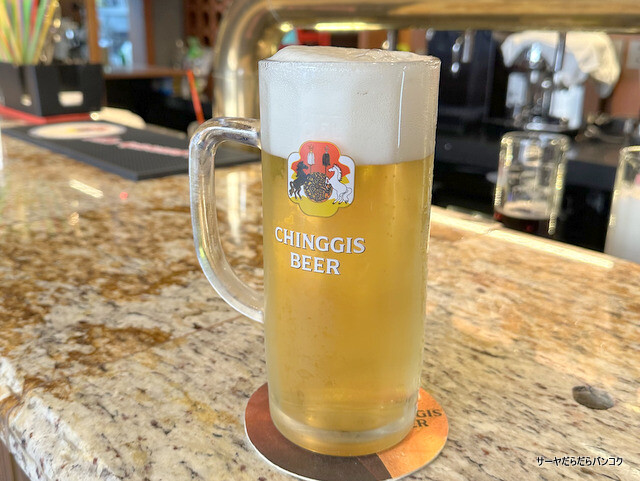 【Chinggis Beer Club　チンギスビアクラブ】　～モンゴル・ウランバートル日記⑤　ビール好きはMust Go！モンゴル地ビール「チンギスビール」が飲めるお店～